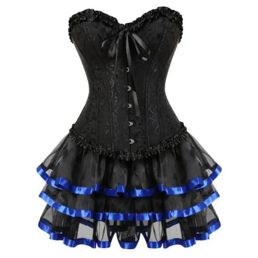 Lacy Bliss™ Model CD323 LORETTA LACE LINGERIE Corset Dress
