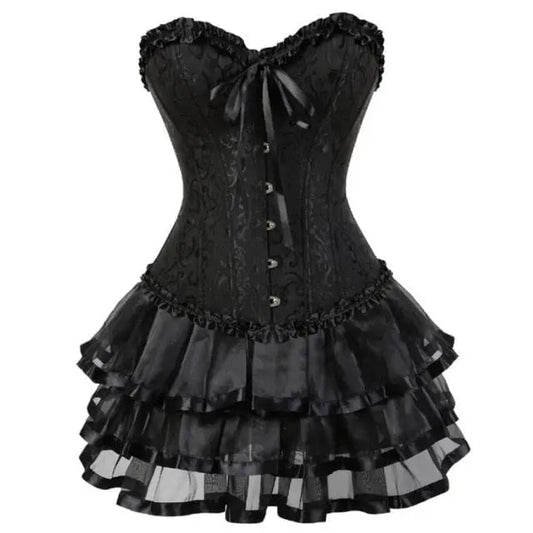 Lacy Bliss™ Model CD324 LORETTA LACE LINGERIE Corset Dress