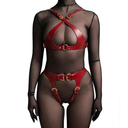 Lacy Bliss™ Lavah Leather Set Lacy Bliss