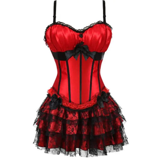 Lacy Bliss™ Model CD319 LORETTA LACE LINGERIE Corset Dress