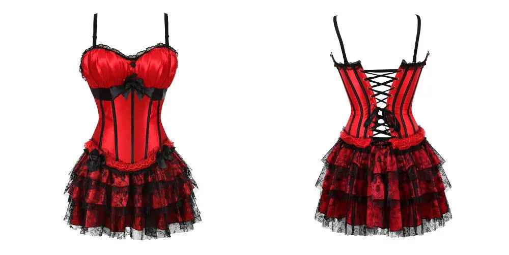 Lacy Bliss™ Model CD319 LORETTA LACE LINGERIE Corset Dress