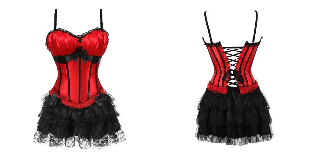 Lacy Bliss™ Model CD318 LORETTA LACE LINGERIE Corset Dress