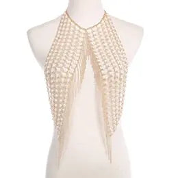 Lacy Bliss™ Little Do You Know Pearl Tank Top NS Accessories shop Store Body Jewelry