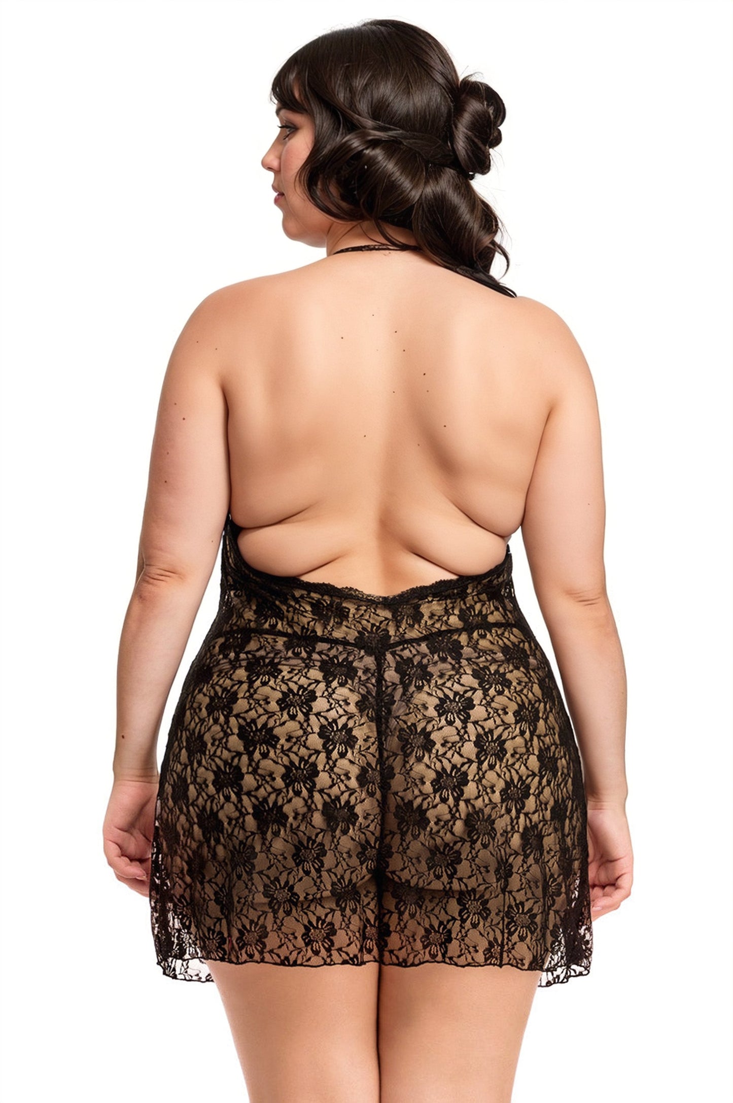 Plus Size Daisy Lace Chemise