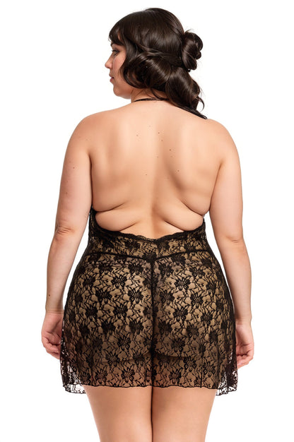 Plus Size Daisy Lace Chemise