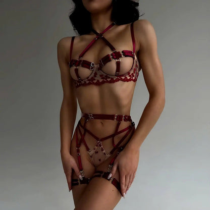 Lacy Bliss™ Crimson Desire Set Lacy Bliss